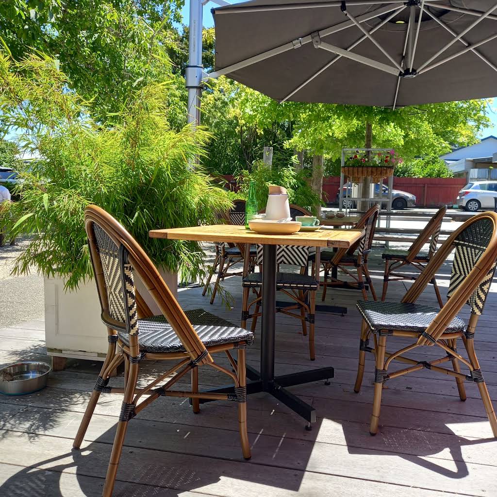Outdoor seating at Kokodeli Cafe